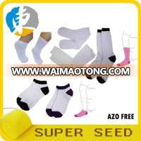 SuperSeed AS-0115 Polyester white blank socks for sublimation printing